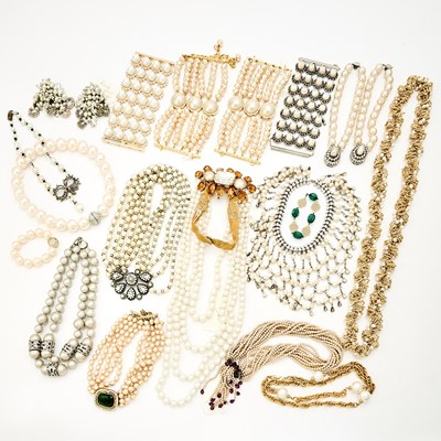 Lot 42 - Group of Faux Pearl Costume Jewelry