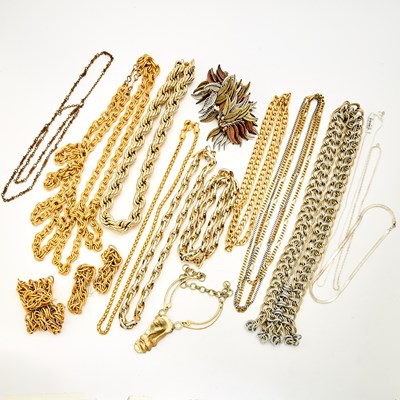 Lot 43 - Group of Gold and Silver Tone Metal Jewelry