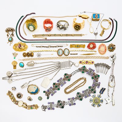 Lot 156 - Group of Victorian Style Costume Jewelry