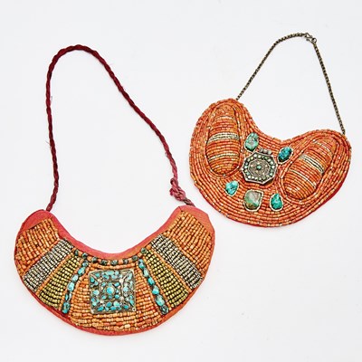 Lot 94 - Two Tibetan Ladakh Ceremonial Collars