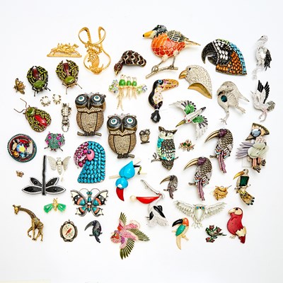 Lot 49 - Group of Animal-Themed Brooches