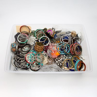 Lot 644 - Group of Bangle Bracelets