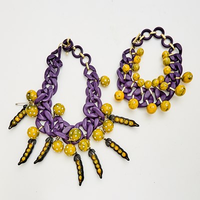 Lot 647 - Two Iris Apfel for H&M Costume Necklaces