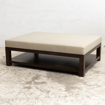 Lot 11 - Leather Upholstered Ottoman