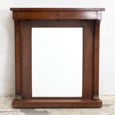 Lot 18 - Regency Style Mahogany Mirrored Console