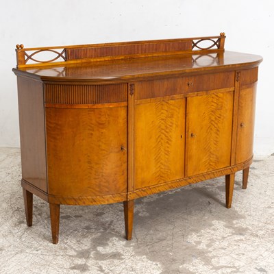 Lot 39 - Burlwood Sideboard