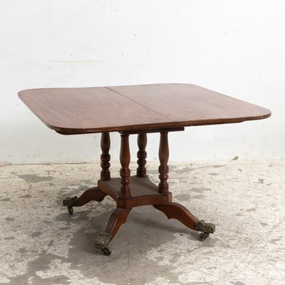 Lot 41 - Regency Style Mahogany Dining Table