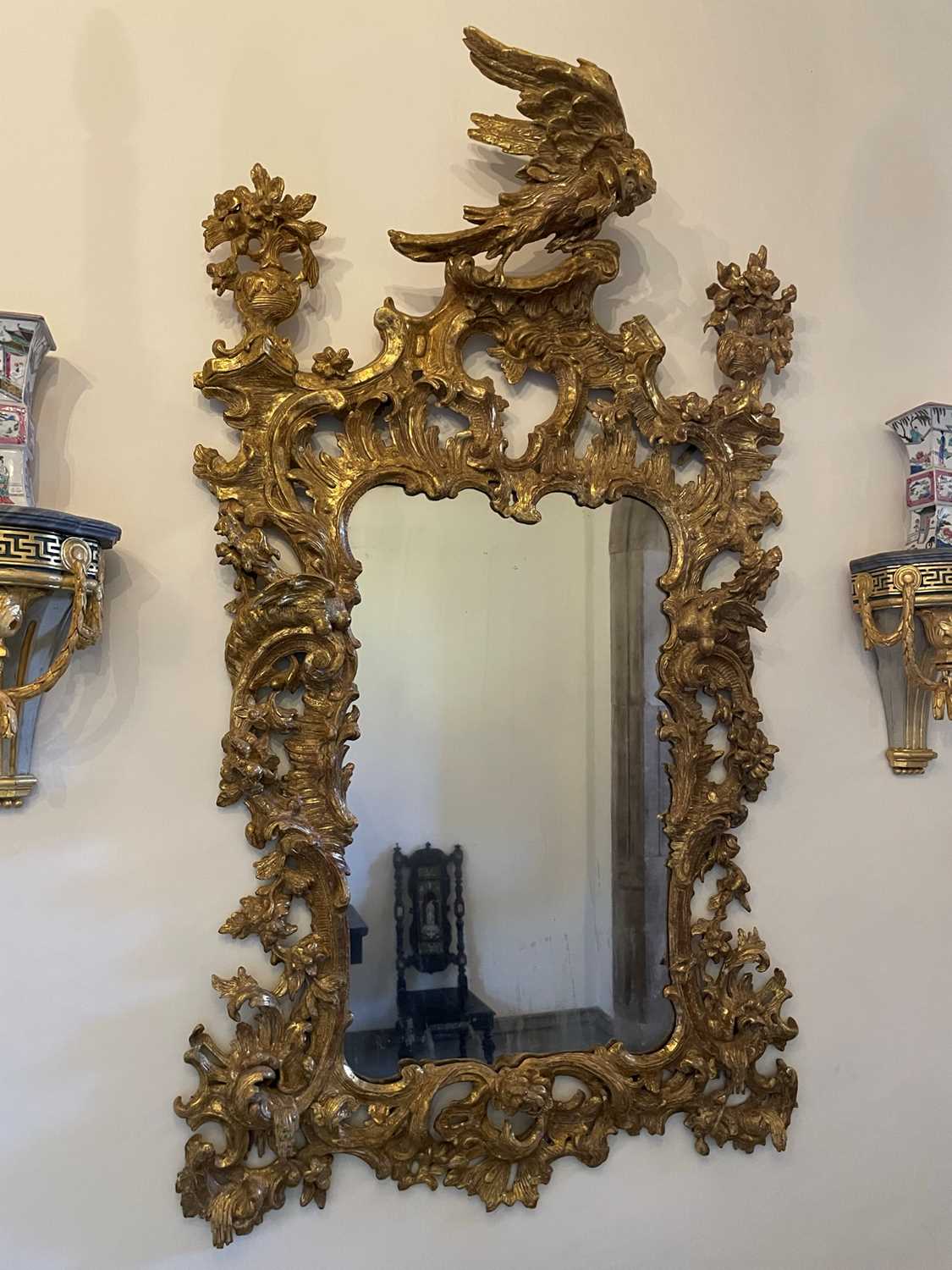 Lot 548 - George II Giltwood Mirror