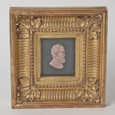 Lot 527 - George III Wax Portrait Medallion of Michelangelo