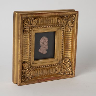 Lot 527 - George III Wax Portrait Medallion of Michelangelo