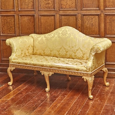 Lot 547 - George II Giltwood Sofa