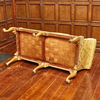 Lot 547 - George II Giltwood Sofa