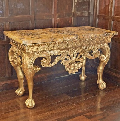 Lot 549 - George II Giltwood Pier Table