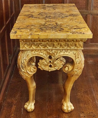 Lot 549 - George II Giltwood Pier Table