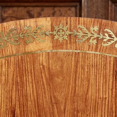 Lot 546 - Regency Brass Inlaid Parcel Gilt Rosewood Center Table