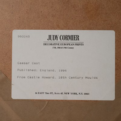 Lot 568 - Set of Four Neoclassical Style Plaster Reliefs of Caesars