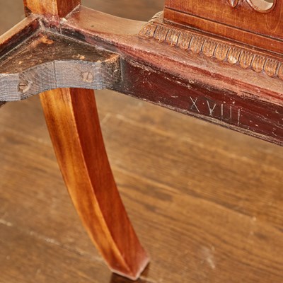 Lot 570 - Set of Eighteen George III Style Mahogany Dining Chairs