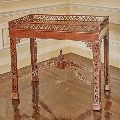 Lot 587 - George III Style Mahogany Tea Table