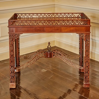 Lot 587 - George III Style Mahogany Tea Table