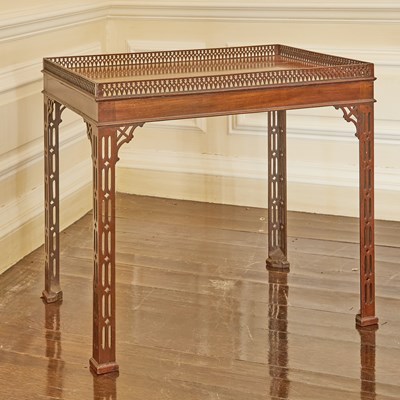 Lot 588 - George III Style Mahogany Tea Table