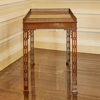Lot 588 - George III Style Mahogany Tea Table