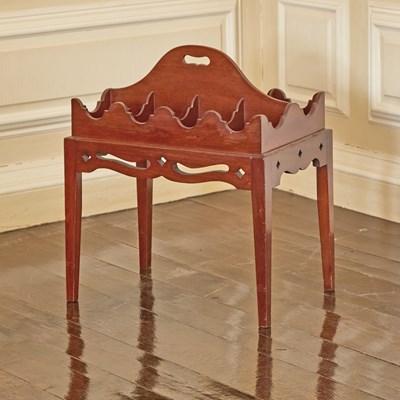 Lot 592 - George III Style Mahogany Decanter Stand