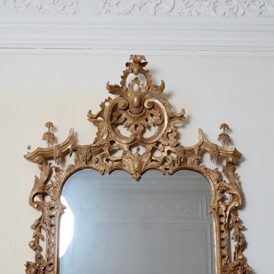 Lot 594 - George III Giltwood Mirror