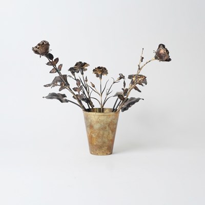 Lot 618 - Group of Silver-Gilt Floral Stems