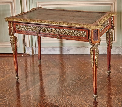 Lot 620 - Louis XVI Ormolu-Mounted Kingwood Bureau-Plat