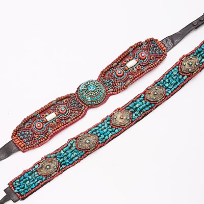 Lot 705 - Two Tibetan Ladakh Tribal Belts