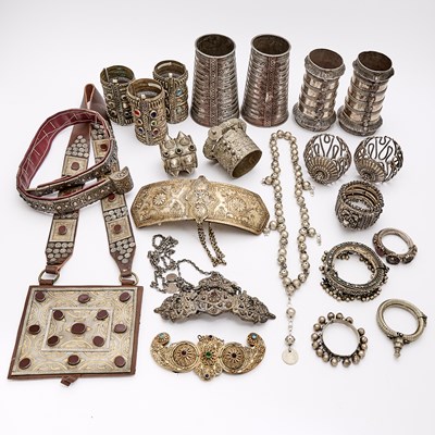 Lot 715 - Group of Southeast Asian Metal Jewelry