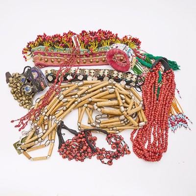 Lot 716 - Group of Tribal Costume Jewelry