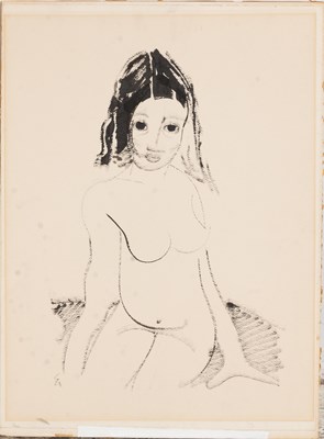 Lot 100 - Seated Nude