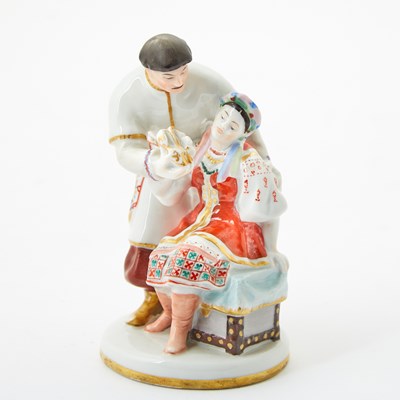 Lot 182 - Soviet Porcelain Group of Cherevichki