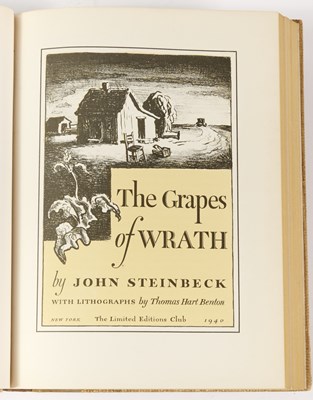 Lot 125 - Benton's autobiography and Grapes of Wrath, both signed