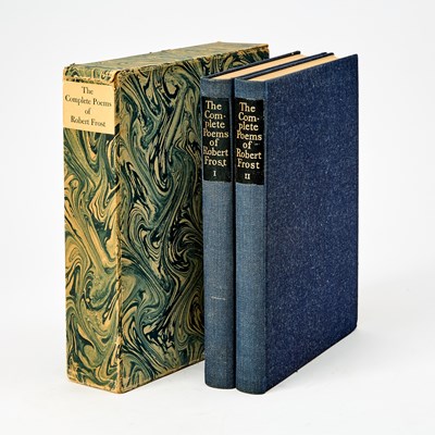 Lot 52 - The two volume illustrated Complete Poems signed by Frost