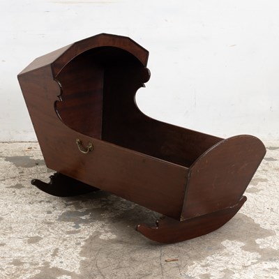 Lot 132 - Victorian Style Mahogany Cradle