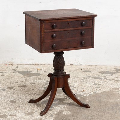 Lot 137 - Classical Mahogany Work Table