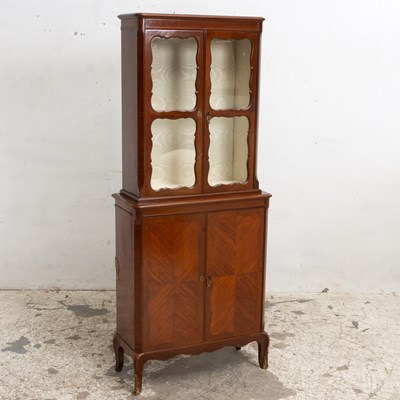 Lot 140 - Louis Style Transitional Style Parquetry Vitrine