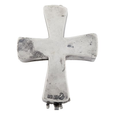 Lot 117 - Russian Silver Reliquary Cross