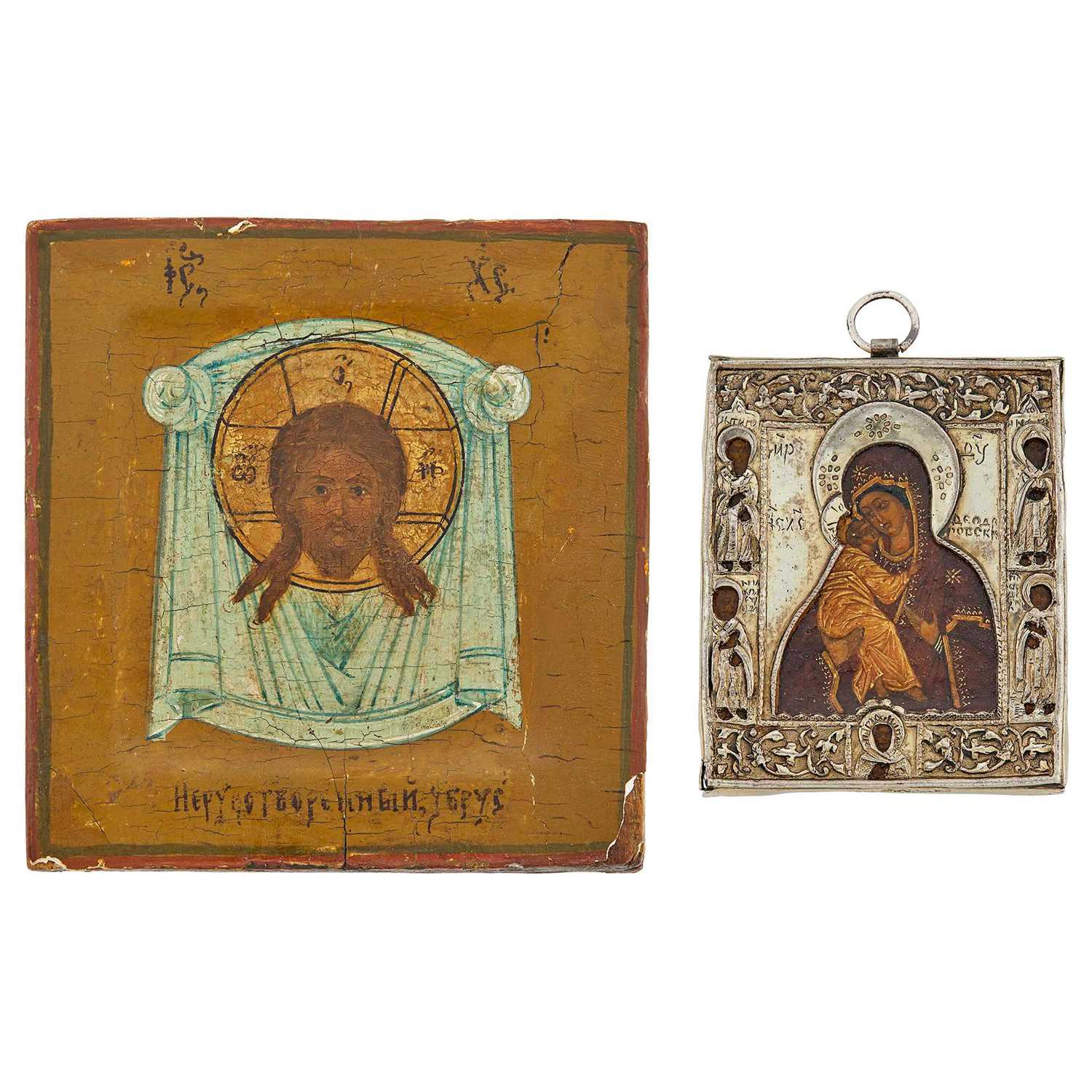Lot 129 - Two Russian Icons