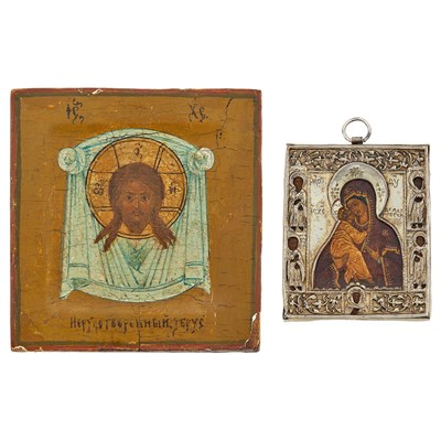 Lot 129 - Two Russian Icons
