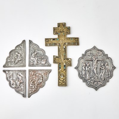 Lot 218 - Group of Russian Metalware