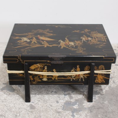 Lot 288 - Chinoiserie Lacquer Low Table