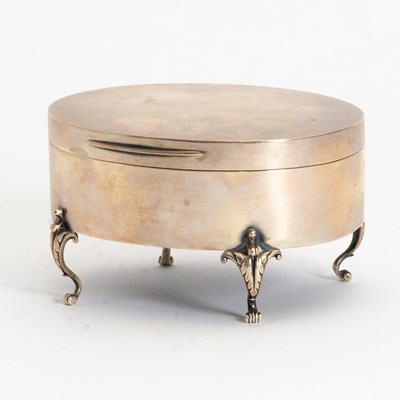 Lot 154 - Continental Silver Jewelry Box