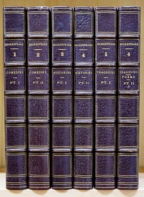 Lot 233 - An illustrated tall set of the works of Shakespeare