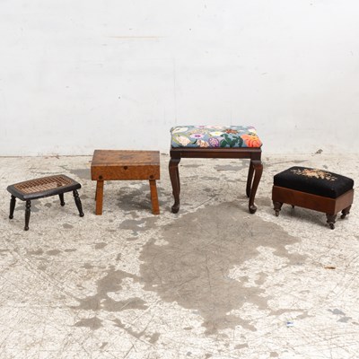 Lot 167 - Assorted Group of Four Foot Stools