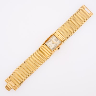 Lot 1149 - Hamilton Gentleman's Gold and Diamond Wristwatch