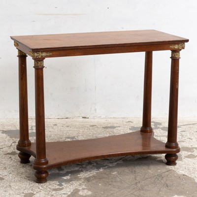 Lot 186 - Empire Style Mahogany Console