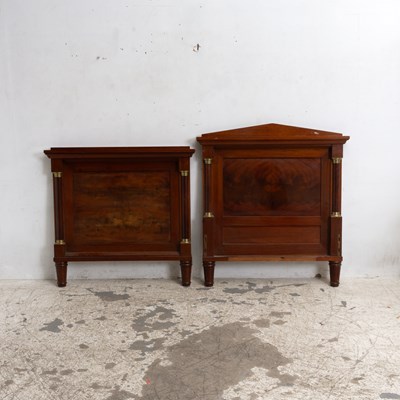 Lot 187 - Empire Style Headboard and Footboard